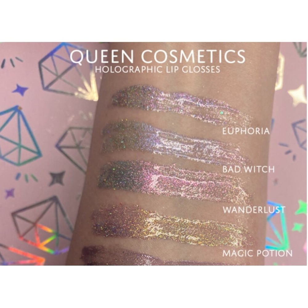 Queen Cosmetics Liquid Eyeshadow Set Magic Potion Wanderlust Bad Witch 3pc